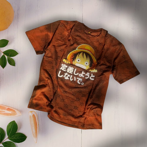 Luffy printed oversized tshirt